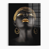 African Woman - Gold