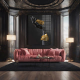 African Woman Left Hand - Gold