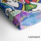 Donald Duck Luxus Popart Wandbild