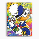 Donald Duck Luxus Popart Wandbild