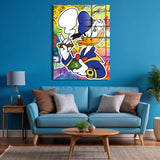Donald Duck Luxus Popart Wandbild