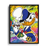 Donald Duck Luxus Popart Wandbild