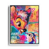 Leinwandbild mit weißem Rahmen