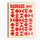 Bauhaus minimalist Elements red