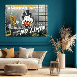 American Express Scrooge Duck Wandbild