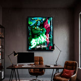 Bunny von Doom im Pop-Art-Stil – Bunny von Doom Premium Wandbild