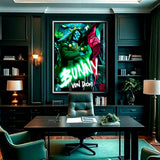 Bunny von Doom – Bunny Wandbild als Wanddekoration