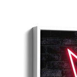 Nahaufnahme von weißem Rahmen des Gaming Wandbildes