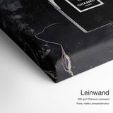 Chanel Flower – Qualitätsdetail Leinwand: 300 g/m² Premium-Leinwand, feine matte Leinwandstruktur