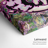 Choose Life – Qualitätsdetail Leinwand: 300 g/m² Premium-Leinwand, feine matte Leinwandstruktur