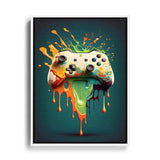 Colorful Xbox Gamepad mit weißem Rahmen