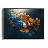 Bunte Fische Wandbild Wohnzimmer Deko