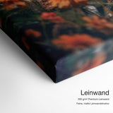 Colorful Toucan – Leinwand Qualitätsdetail mit 300 g/m² Premium-Leinwand und feiner, matter Leinwandstruktur