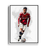 Cristiano Ronald Freistoß Manchester United Wandbild