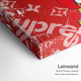 Dagobert Supreme – Leinwand Qualitätsdetail mit 300 g/m² Premium-Leinwand und feiner, matter Leinwandstruktur
