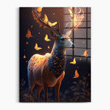 Deer with Butterflies