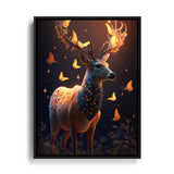 Deer with Butterflies