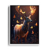 Deer with Butterflies