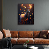 Deer with Butterflies