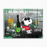 Dom Perignon mit Snoopy Comic Wandbild