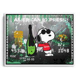 Dom Perignon mit Snoopy Comic Wandbild
