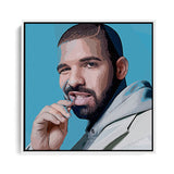 Wandbild von Rapper Drake