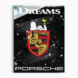 Traumauto Porsche Wandbild