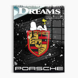 Traumauto Porsche Wandbild