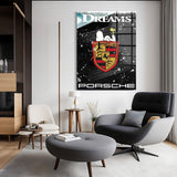 Traumauto Porsche Wandbild