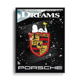 Traumauto Porsche Wandbild