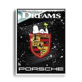 Traumauto Porsche Wandbild