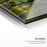 Elendstal – Acrylglas Qualitätsdetail mit 6 mm Premium-Aufbau, massiver Metallplatte und intensiver Farbtiefe