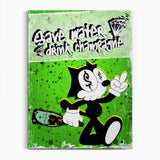 Save Water drink Champagne Dom Perignon Wandbild