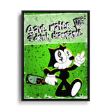 Save Water drink Champagne Dom Perignon Wandbild