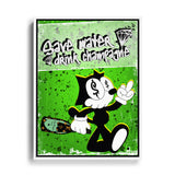 Save Water drink Champagne Dom Perignon Wandbild