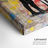 Forever You – Leinwand Qualitätsdetail mit 300 g/m² Premium-Leinwand und feiner, matter Leinwandstruktur