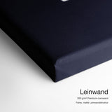Get Sh*t Done – Leinwand Qualitätsdetail mit 300 g/m² Premium-Leinwand und feiner, matter Leinwandstruktur