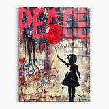 Girl with Peace Banksy