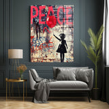 Girl with Peace Banksy