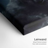 Gorilla Crown – Leinwand Qualitätsdetail mit 300 g/m² Premium-Leinwand und feiner, matter Leinwandstruktur