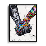 2 Menschen Halten ihre Hände und sind wieder vereint