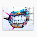 Graffiti Lips Streetart