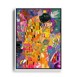 Leinwandbild mit 2 Personen im Popart Style