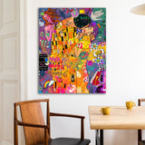 Farbenfrohe Pop Art Wandbild