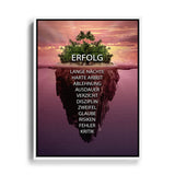 Motivationsbild Erfolg auf Leinwand