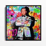 Wandbild James Bond im Popart Style