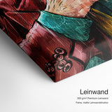 Joker – Leinwand Qualitätsdetail mit 300 g/m² Premium-Leinwand und feiner, matter Leinwandstruktur