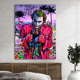 Joker vs Batman Wandbild