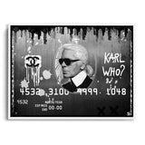 Karl Lagerfeld Wandbild