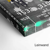 Leonardo di Caprio Wolf of Wallstreet Wandbild